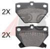 A.B.S. 37136 OE Brake Pad Set, disc brake